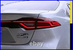 For Toyota Corolla 20-21 Dark Tail Lights Assembly Dynamic LED Turn Signal Kit