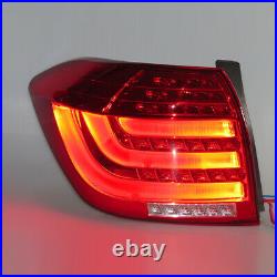 For Toyota Highlander 2011-2013 Dark/Red LED Tail Lights Replace OEM Rear Lamps