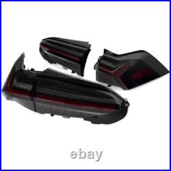 For Toyota RAV4 2019-2023 LED Tail Lights Sequential Signal Black Rear Lamp