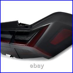 For Toyota RAV4 2019-2023 LED Tail Lights Sequential Signal Black Rear Lamp