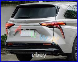For Toyota Sienna 2021-2025 Car Rear Tail Lights Side LED Turn Signal/Brake Lamp