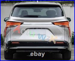 For Toyota Sienna 2021-2025 Car Rear Tail Lights Side LED Turn Signal/Brake Lamp