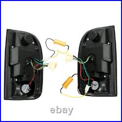 For Toyota Tacoma 1995-2000 LED Tube Tail Lights Tail Lamp LH+RH withBulb & Socket