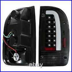 For Toyota Tacoma 1995-2000 LED Tube Tail Lights Tail Lamp LH+RH withBulb & Socket