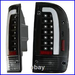 For Toyota Tacoma 1995-2000 LED Tube Tail Lights Tail Lamp LH+RH withBulb & Socket