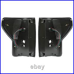 For Toyota Tundra Black 2007-2013 Dual C-Shape Tube Full LED Brake Tail Lights