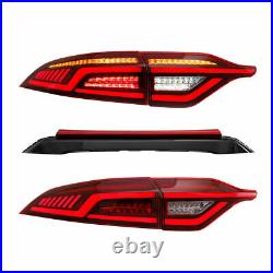 For Toyota US Corolla 2020-2022 LED Tail lights Assembly Red Trunk LED Rear Lamp