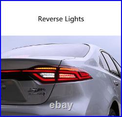 For Toyota US Corolla 2020-2024 LED Tail lights Assembly Red Trunk LED Rear Lamp