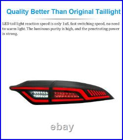 For Toyota US Corolla Tail Lights Assembly 2020-2021 Smoke Color LED Rear Lamps