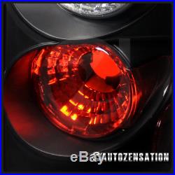 Ford 2004-2008 F150 Black Halo Projector LED DRL Headlights+Tail Lamp