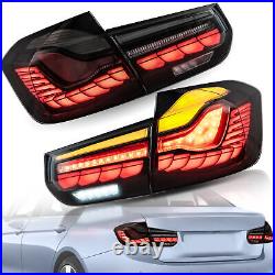 Full LED Smoked Tail Lights For BMW For 2013-2018 F30 F80 M3 Sedan Rear Lamps