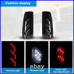 Full LED Tail Lights For 1988-1998 Chevy C/K 1500/Suburban/Blazer/Tahoe Lamps