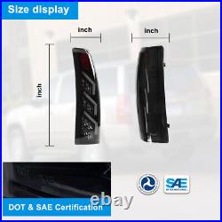 Full LED Tail Lights For 1988-1998 Chevy C/K 1500/Suburban/Blazer/Tahoe Lamps