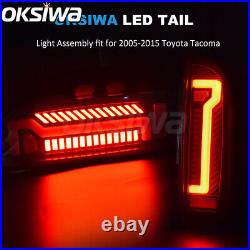Full LED Tail Lights For 2005-2015 Toyota Tacoma Brake Lamp Rear Left+Right Side Full LED Tail Lights For 2005-2015 Toyota Tacoma Brake Lamp Rear Left+Right Side