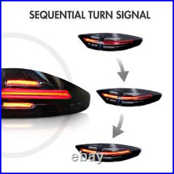 Full LED Tail Lights For Ford Fusion 2013-2016 Rear Lamps Sequential Signal Lamp