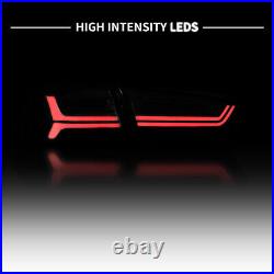 Full LED Tail Lights For Mitsubishi Lancer 08-17 Evo / X Rear Brake Lamps Smoked