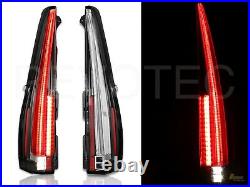 Full LED Tail Lights Lamps Escalade Style For 07-14 Chevy Suburban Tahoe Yukon