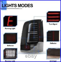 Full LED Tail Lights Smoke Brake Lamps For 2009-2018 Dodge Ram 1500/2500/3500