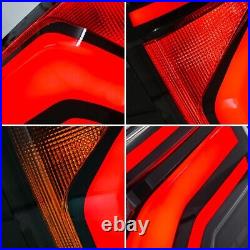 Full LED Tail Lights for Ford F-150 2021-2025 Sequential Rear Lamps smoke F150