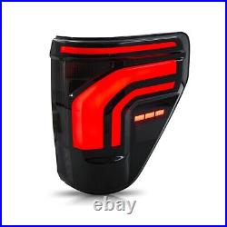 Full LED Tail Lights for Ford F-150 2021-2025 Sequential Rear Lamps smoke F150