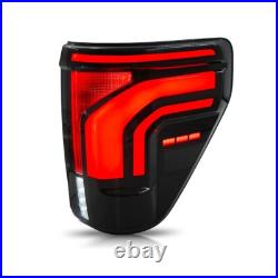 Full LED Tail Lights for Ford F-150 2021-2025 Sequential Rear Lamps smoke F150