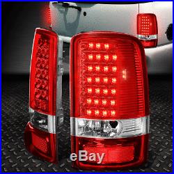 Full Ledfor 00-06 Suburban Tahoe Yukon XL Tail Light Brake Parking Lamp Red