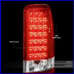Full Ledfor 00-06 Suburban Tahoe Yukon XL Tail Light Brake Parking Lamp Red