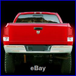 Full Ledfor 02-06 Dodge Ram 1500 2500 3500 Tail Light Rear Stop Brake Lamp Red