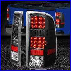 Full Ledfor 07-14 Gmc Sierra 1500 2500hd 3500hd Tail Light Brake Lamps Black