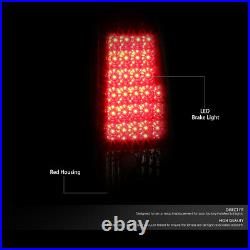 Full Ledfor 99-03 Chevy Silverado Gmc Sierra Tail Light Rear Brake Lamp Red