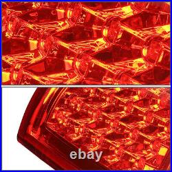 Full Ledfor 99-03 Chevy Silverado Gmc Sierra Tail Light Rear Brake Lamp Red