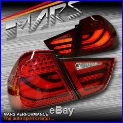 Full Red 3D LED Tail Lights for BMW E90 LCI 09-11 320i 323i 325i 335i 330i