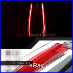 Full Size TRON LED BAR 3D Neon Tube Tail Light for 07-14 Cadillac Escalade/ESV