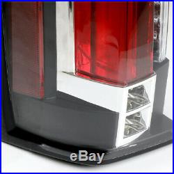 Full Size TRON LED BAR 3D Neon Tube Tail Light for 07-14 Cadillac Escalade/ESV