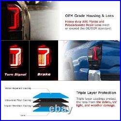 Full Taillight Lamps withLED Reverse Light Replacement Bulbs Kit For 16-21 Tacoma