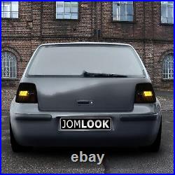 Für VW Golf 4 IV MK4 Original JOM LED Rückleuchten Schwarz Smoke SET