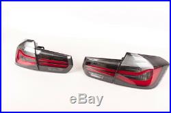 Genuine BMW M Performance Blackline Tail Lights F30 F80 Set 63212450105