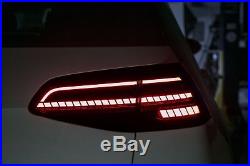 Genuine VW Golf 7.5 MK7 LED Dynamic Tail Lamps Lights Tinted EU Golf R Version