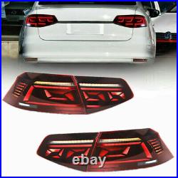 HCmotion For Volkswagen VW Jetta MK6 2015-2018 LED Tail Lights DRL Animation Red