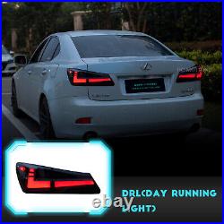 HCmotion LED Tail Lights For 2006-2012 Lexus IS250 IS350 ISF Start UP Animation