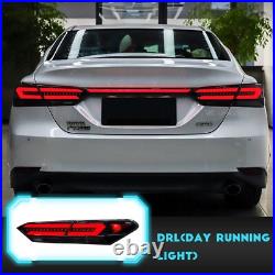 HCmotion LED Tail Lights For Toyota Camry 2018 -2022 Smoked 5PCS Trunk Lamp