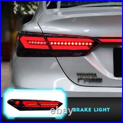 HCmotion LED Tail Lights For Toyota Camry 2018 -2022 Smoked 5PCS Trunk Lamp