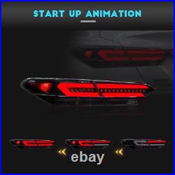 HCmotion LED Tail Lights For Toyota Camry 2018 -2022 Smoked 5PCS Trunk Lamp