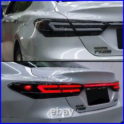 HCmotion LED Tail Lights For Toyota Camry 2018 -2022 Smoked 5PCS Trunk Lamp