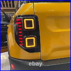 HCmotion LED Tail Lights for Ford Bronco Sport 2020-2023 Sequential Rear Lamps