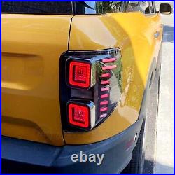 HCmotion LED Tail Lights for Ford Bronco Sport 2020-2023 Sequential Rear Lamps