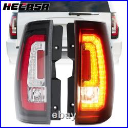 HECASA For 2007-2014 Chevy Tahoe Suburban LED Tail Lights Sequential Signal Lamp