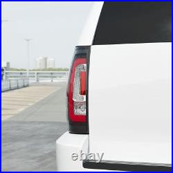 HECASA For 2007-2014 Chevy Tahoe Suburban LED Tail Lights Sequential Signal Lamp
