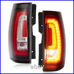 HECASA For 2007-2014 Chevy Tahoe Suburban LED Tail Lights Sequential Signal Lamp