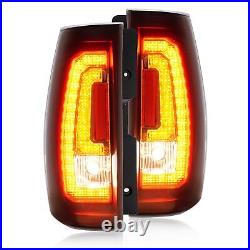 HECASA For 2007-2014 Chevy Tahoe Suburban LED Tail Lights Sequential Signal Lamp